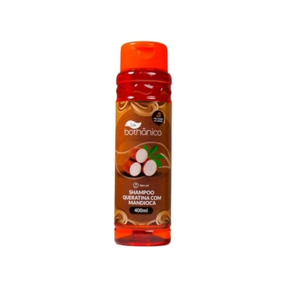 Shampoo Tok Bothânico Queratina Com Mandioca 400ml