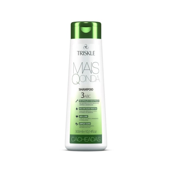Shampoo Triskle Mais Q Onda Cacheados 300ml