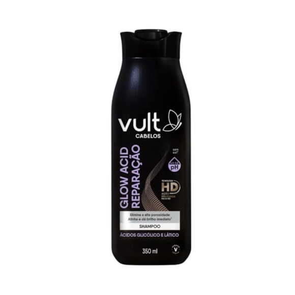 Shampoo Vult Glow Acidificante Reparação 350ml