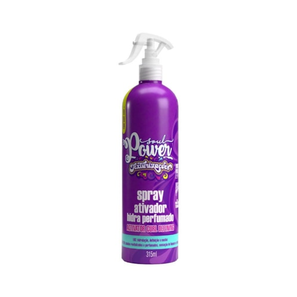Spray Ativador Soul Power Hidratação Perfumado Texturizações 315ml