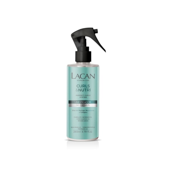 Spray Capilar Lacan Umidificador Cachos Curls Nutri 260ml