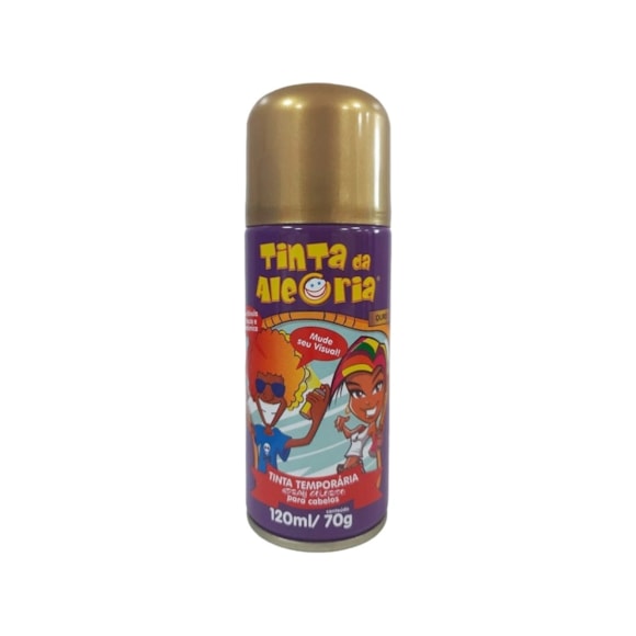 Spray para Cabelo Tinta da Alegria Ouro 120ml