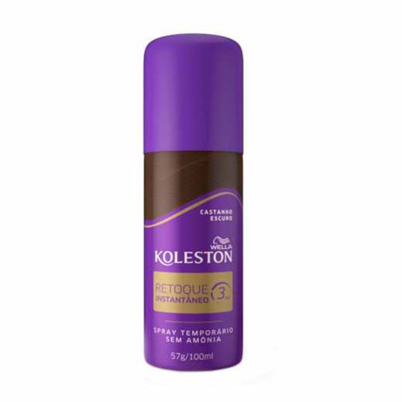 Spray Retoque De Raiz Koleston Castanho Escuro 100Ml