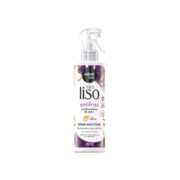 Spray Salon Line Meu Liso Multiuso10 Em 1 Antifrizz 240ml