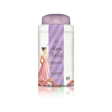 Talco Corporal Alma De Flores Baunilha 100g