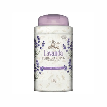 Talco Corporal Memphis Lavanda Perfumado 100g