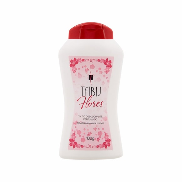 Talco Corporal Tabu Flores 100g