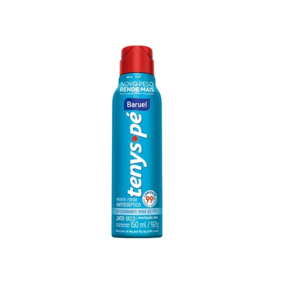 Talco para Pés Tenys Pé Baruel Jato Seco Menta Fresh 86g