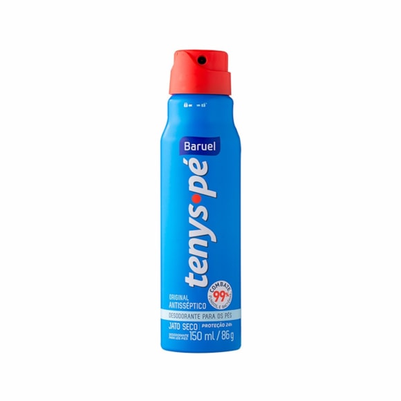 Talco para Pés Tenys Pé Baruel Jato Seco Original 86g