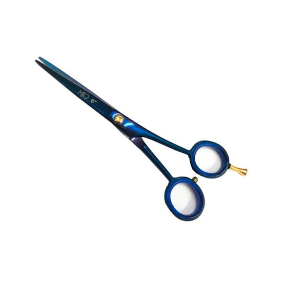Tesoura Para Cabelo MQ Professional Fio Navalha 6.0 Blue