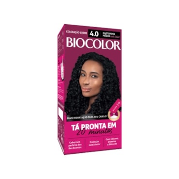 Tinta de Cabelo Biocolor Mini Kit Castanho Malícia 4.0