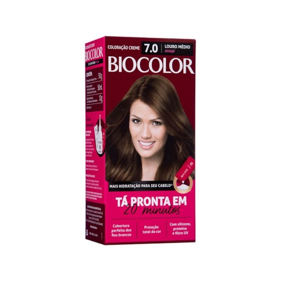 Tinta de Cabelo Biocolor Mini Kit Louro Arraso 7.0