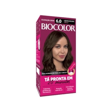 Tinta de Cabelo Biocolor Mini Kit Louro Escuro Clássico 6.0