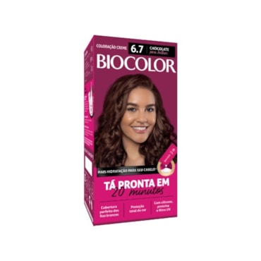 Tinta de Cabelo Biocolor Mini Kit Marrom Natural Irresistível 6.7