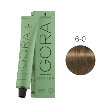 Tinta Igora Zero Amm 6.0 60ml