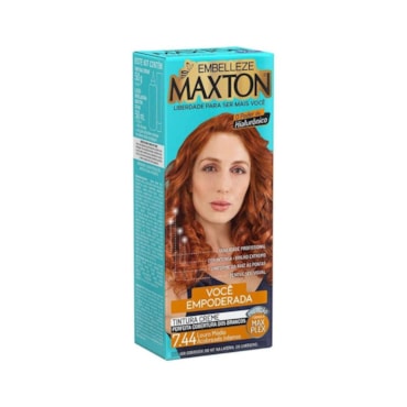 Tinta Maxton 7.44 Louro Médio Acobreado Intenso