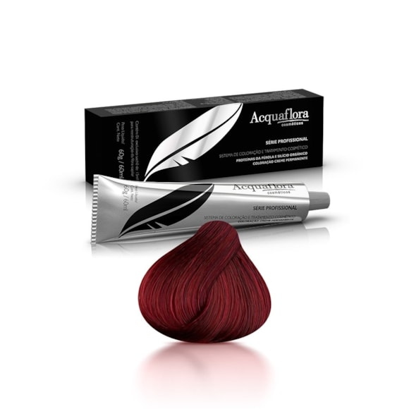 Tintura Acquaflora 55.62 Castanho Claro Intenso Vermelho Irisado