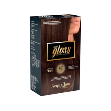 Tintura Acquaflora Hidra Gloss 67 Chocolate