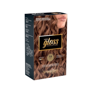 Tintura Acquaflora Hidra Gloss 70 Louro Natural