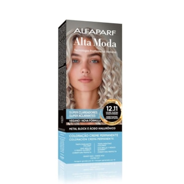 Tintura Alta Moda 12.11 Louro Platina Cinza Intenso