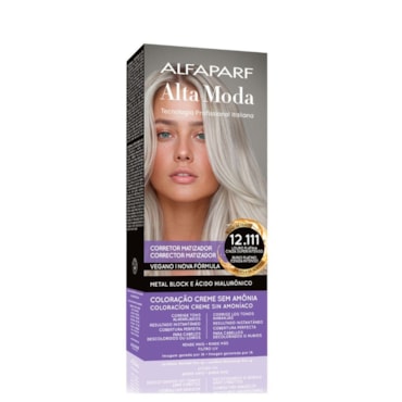 Tintura Alta Moda 12.111 Louro Platina Cinza