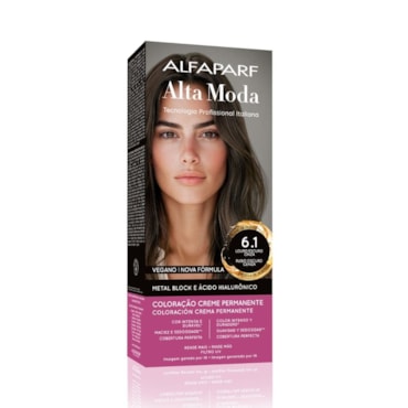 Tintura Alta Moda 6.1 Louro Escuro Cinza