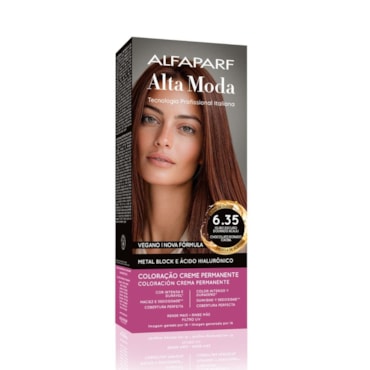 Tintura Alta Moda 6.35 Louro Escuro Dourado Acaju