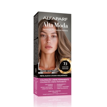 Tintura Alta Moda 7.1 Louro Cinza