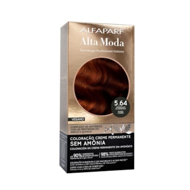 Tintura Alta Moda Color Sem Amônia 5.64 Vermelho Acobreado