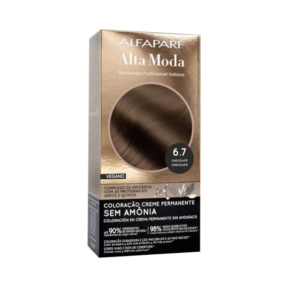 Tintura Alta Moda Color Sem Amônia 6.7 Chocolate