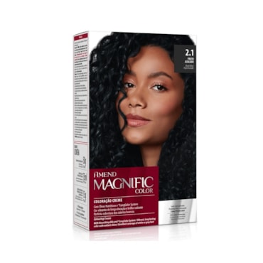 Tintura Amend Magnific Color 2.1 Preto Azulado