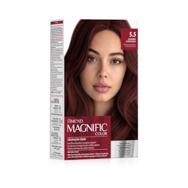 Tintura Amend Magnific Color 5.5 Castanho Claro Acaju