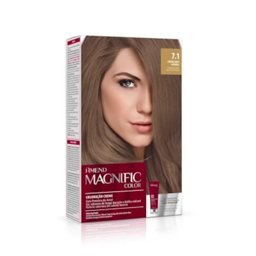 Tintura Amend Magnific Color 7.1 Louro Cinza Natural