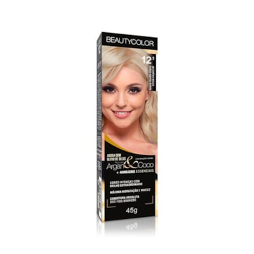 Tintura Beauty Color 12.1 Louro Muito Claro Cinza Especial