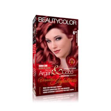 Tintura Beauty Color 6.66 Louro Escuro Vermelho Profundo
