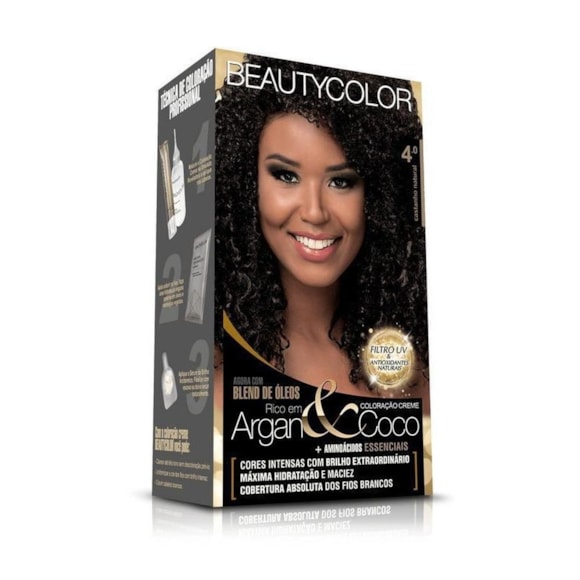 Tintura Beauty Color Kit 4.0 Castanho Natural
