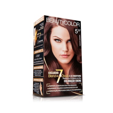 Tintura Beauty Color Kit 5.37 Marrom Passion