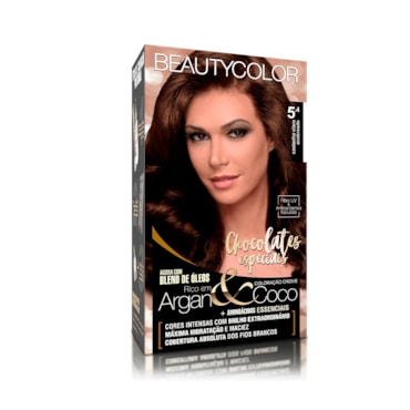 Tintura Beauty Color Kit 5.4 Castanho Claro Acobreado
