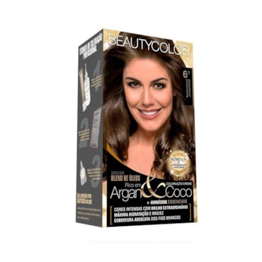 Tintura Beauty Color Kit 6.1 Louro Escuro Acinzentado