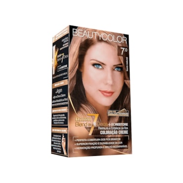Tintura Beauty Color Kit 7.0 Louro Natural