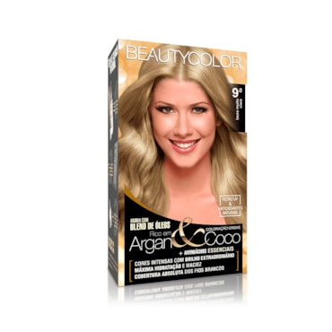 Tintura Beauty Color Kit 9.0 Louro Muito Claro