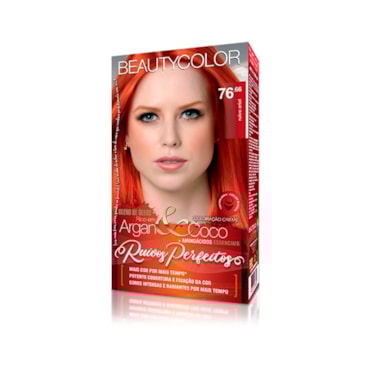Tintura Beauty Color Ruivos Perfeitos Kit 76.66 Ruivo Ariel