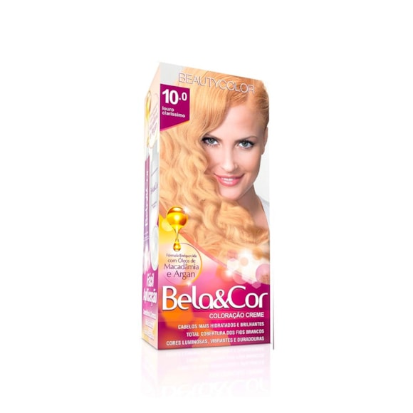 Tintura Bela Cor Mini Kit 10.0 Louro Claríssimo