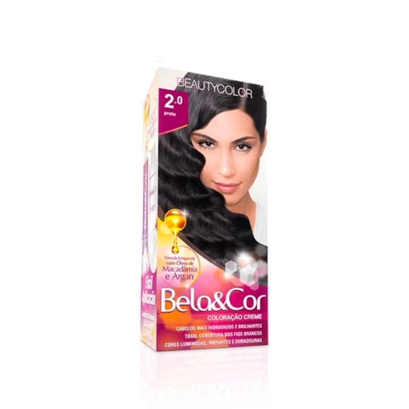 Tintura Bela Cor Mini Kit 2.0 Preto