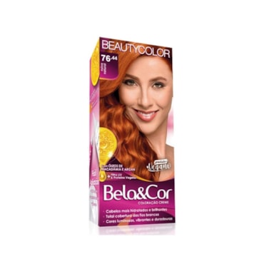 Tintura Bela Cor Mini Kit 76.44 Ruivo Natural