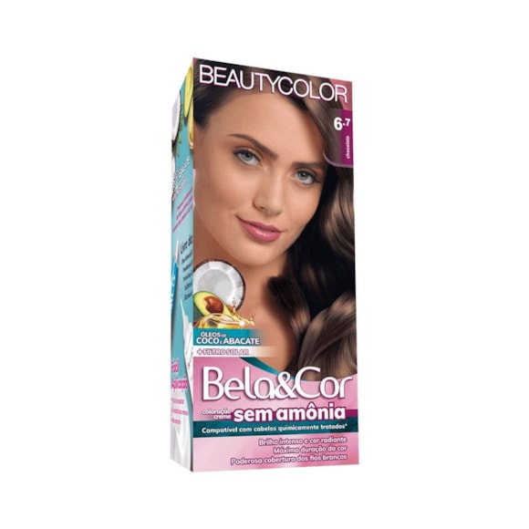 Tintura Bela Cor Sem Amônia 6.7 Chocolate