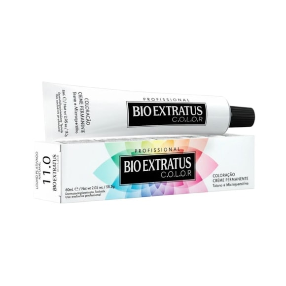 Tintura Bio Extratus 11.0 Louro Platinado Natural 60ml