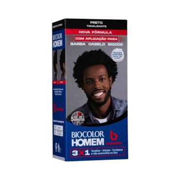 Tintura Biocolor Homem Bozzano Preto