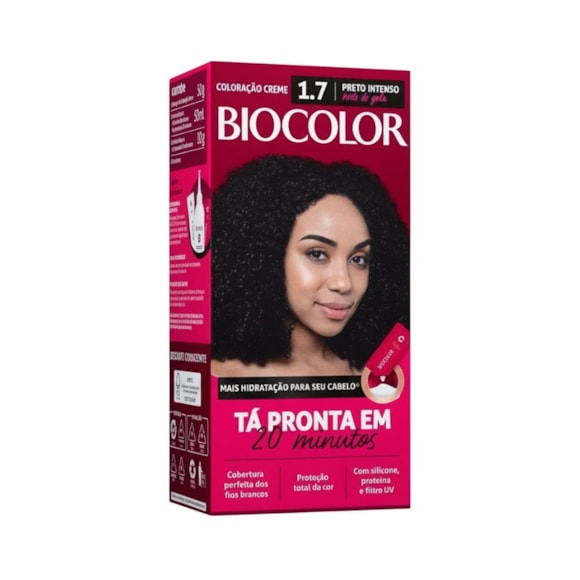 Tintura Biocolor Mini Kit 1.7 Preto Intenso