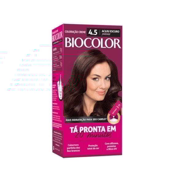 Tintura Biocolor Mini Kit 4.5 Acaju Escuro